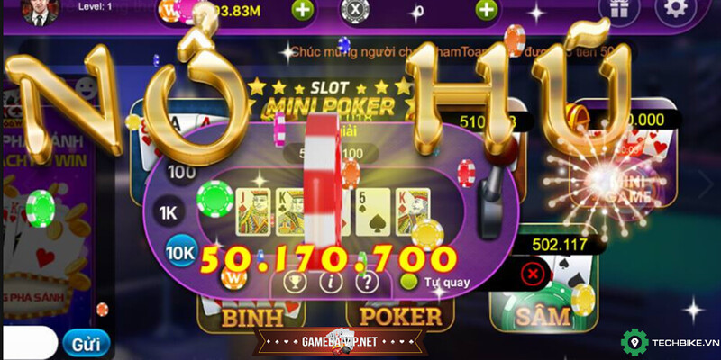 Quay mini poker nổ hũ là gì?